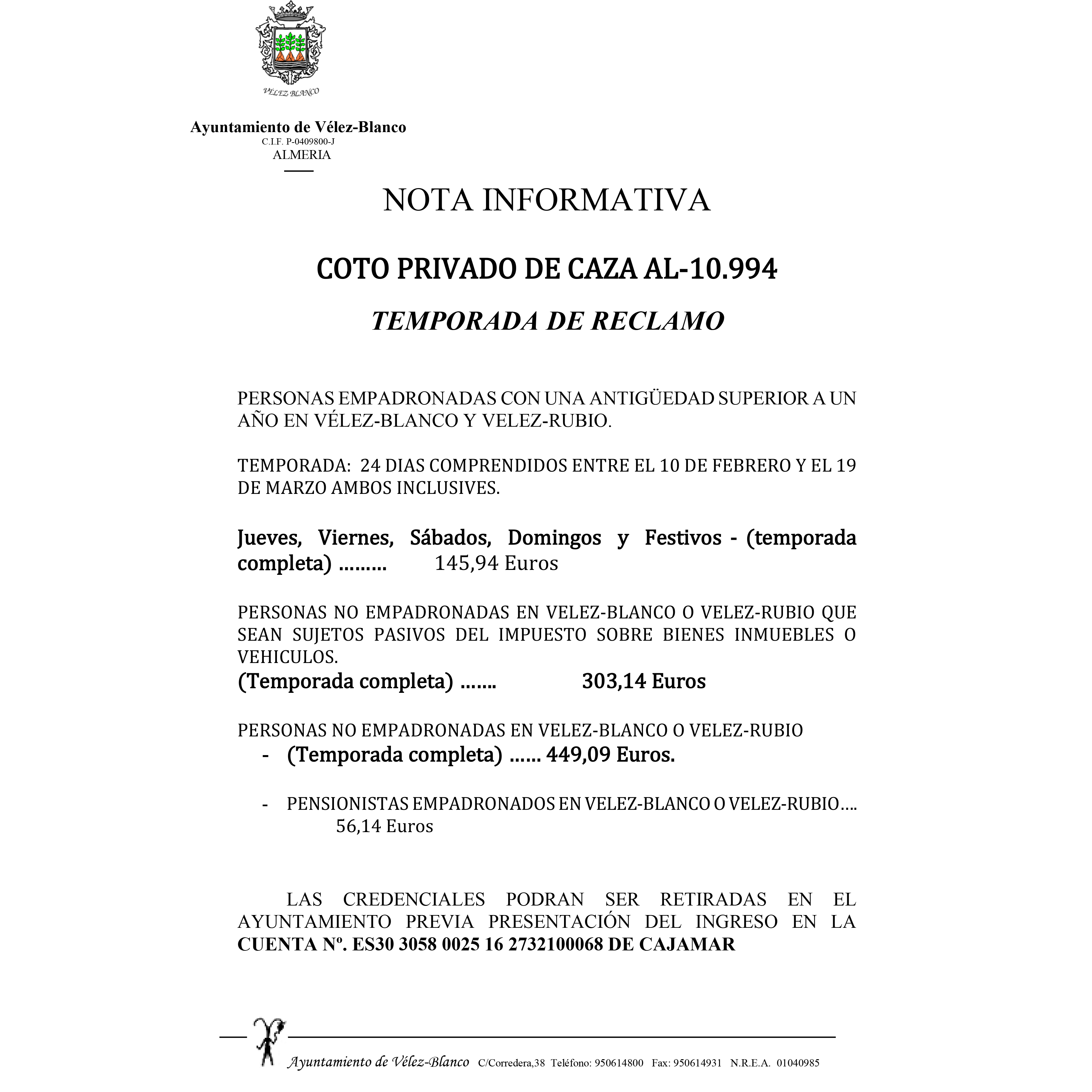 Nota Informativa